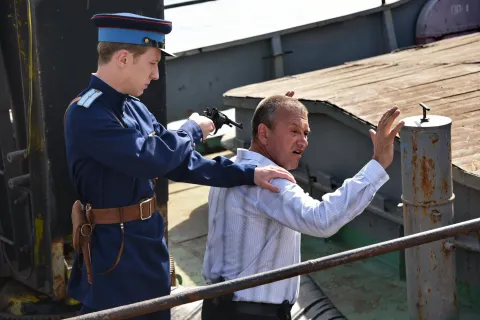 Зелёный фургон — кадр 9