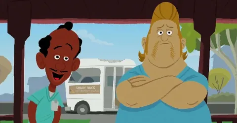 Джордж и ЭйДжей — кадр 4