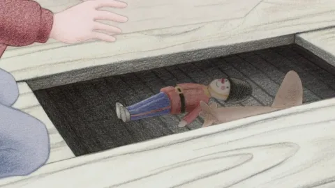 Снеговик и снежный пёс — кадр 12